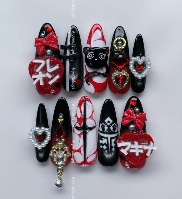 vtuber inspired nails